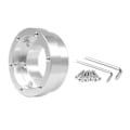 Miniatyrbilde 1 av 5: For G29 13/14-tommers Ratt Adapter Plate 70mm Pcd Bil Spill Modifikasjon Sølv