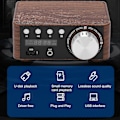 Miniatyrbillede 5 af 5: Mini Bluetooth 5.0 Effektforstærker Stereo HiFi Digital Forstærker 2 Kanaler 50W og 50W med USB Input