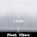 Miniatyrbilde 3 av 5: Tflycq Blush Rundt Teppe For Soverom, Fluffy Sirkelteppe 4'x4' For Barnerom, Pusseteppe For Tenåringsjenterom, Shaggy Sirkelteppe For Barnerom, Fuzzy P