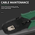 Miniatyrbillede 2 af 5: Netværkskabel Reparationsværktøj Sæt Rj45 Rj11 Cat6 Kabeltester Test Krymper Krympning Vedligeholdelse Str