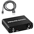 Miniatyrbild 1 av 5: 5.1ch DAC-omvandlare Ljuddekoder Digital Optisk Koaxial Toslink Till RCA 3.5mm Jack Stöd För Dolb