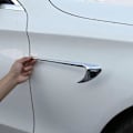 Miniatyrbilde 3 av 4: 1 par bil styling side utløp trim for C E Glc Klasse W205 W213 E63s blad klistremerke B