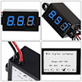 Miniatyrbilde 4 av 5: 4 stk. Mini Digital Voltmeter 0.28 Tommer 2 Ledninger 3.0v-30v Digital Voltmeter D