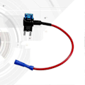 Miniatyrbillede 3 af 3: 6 stk. Mini ATS Sikringsadapter ACS Tap Dobbelt Kredsløbsadapterholder med 6 stk. Indsats