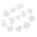 Miniatyrbilde 3 av 3: 12 stk. Anheng Silikon Resin Form Epoksy Form Anheng Laging Form for DIY