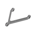 Miniatyrbild 2 av 5: CNC Aluminium Högfrigång Chassilänkar Stång För 1/24 RC Crawler Bil Axial Scx24 Axi90081 Deadbolt