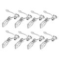 Miniatyrbillede 2 af 2: 8 stk. Clip-on Ørering Base Sikker Ikke-Piercet Øreclips Ørering DIY Materiale