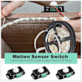 Miniatyrbild 4 av 4: 3 st 12 V 24 V PIR-sensor Infraröd Rörelsedetektor Kroppsrörelsesavkännande Ljusbrytare PIR-kontroller