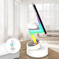 Miniatyrbilde 4 av 5: 3-i-1 Trådløs Lader med RGB-Lys Magnetisk Hurtiglading Intelligent Gjenkjennelse Laderstativ Kompatibel Iphone/Kompatibel Iwatch/Kompatibel Ai