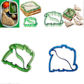 Pikkukuva 1 / 5: Hauska dinosaurusmuotoinen lounasleipä, paahtoleipä, keksit, kakku, leipäleikkuri DIY-muotti
