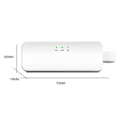 Miniatyrbild 5 av 5: 2.5g 2500mbps Gigabit Ethernet Usb3.0 Till Rj45 Ethernet Adapter Nätverkskort Lan Trådbundet Nätverkskort