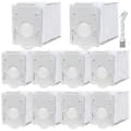 10-pack Vca-adb90 dammsugarpåsar för Vca-adb90 70+ 75+ 90-serien sladdlös stickdammsugartillbehör