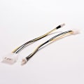 Pikkukuva 5 / 5: 5 kpl 4-nastainen Molex/IDE - 3-nastainen CPU-kotelotuulettimen virtaliitäntäkaapelisovitin 20cm
