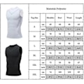 Miniatyrbilde 2 av 2: Ionic Formende Vest for Menn, Komfortable og Pustende Sportstopper for å Bygge en Perfekt Kropp White 2 XL