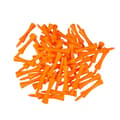 50 stk. 70mm Store Castle Tees (Oransje)
