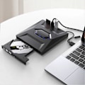 Pikkukuva 2 / 5: Kannettava ulkoinen DVD-asema, nopea luku- ja kirjoitus, Type-C USB 3.0 DVD RW VCD -CD-levypoltin, kirjoitin, soitin, tietokonetarvikkeet