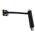 Miniatyrbillede 3 af 5: 270 Graders Mini Pcie Til Pci-e 16x Forlængerkabel 20cm Pcie3.0 Forlængerport Adapter Til Gpu Pcie