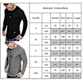 Pikkukuva 3 / 3: Miesten yksivärinen pyöreäkauluksinen t-paita, rento, pitkähihainen, slim fit, lihaksia korostava White 2XL
