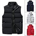 Miniatyrbilde 2 av 2: Quiltet vest for menn for varme red 4xl