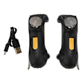 Miniatyrbilde 1 av 5: Seks Finger For Ipad Pubg Kontroller Kapasitans Justerbar Mobilspill Trigger L1r1 Knapp Gamepad