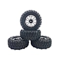Pikkukuva 2 / 2: 4 kpl D90 F350 Scx10 Cc01 1/10 Kiipeilyautoon 1.9 Tuuman 96mm Kiipeilyrengas, d Acc