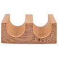 Miniatyrbillede 4 af 4: Håndrullet Sushi Holder Træ U-formet Sushi Stand Sushi Rack Sushi Serveringsstand (2-rums)
