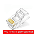Miniatyrbilde 3 av 5: Rj45 Nettverkskabel Modulær Plugg Ethernet Kabelkontakt Uskjermet 8 Pin Modulær Utp Krystallplugg