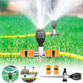 Miniatyrbillede 4 af 5: Havesprinkler 1/2-tomme Hurtigkobling Zinklegering Spyd 360 Graders Roterende Udendørs Have Plæne Automatisk Vandingssystem Spraydyse