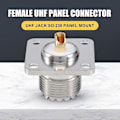 Miniatyrbillede 4 af 5: UHF Hun So239 Panel Chassis Monteringsflange Dækmontering Loddekop RF-stik