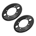 Pikkukuva 2 / 5: 2 kpl 25H 55T 54 mm hammaspyörä takana sopii 47cc 49cc minimoottoripyörään ATV Quad Bike musta