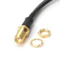 Miniatyrbild 5 av 5: Y Typ Sma Hona Till 2 X Ts9 Hane Kontakt Splitter Kombinerad Pigtail Kabel Rg174 15cm