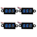 Miniatyrbilde 1 av 5: 4 stk. Mini Digital Voltmeter 0.28 Tommer 2 Ledninger 3.0v-30v Digital Voltmeter D