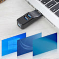 Miniatyrbild 4 av 5: USB 3.0 Hub Adapter Förlängare Mini Splitter Box 4 Portar För PC Laptop Mobiltelefon Hög Hastighet U Disk