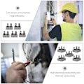 Miniatyrbilde 3 av 4: 5 stk. Erstatning Enkelfase Likretter 1000V 50A 4-pinners Likretter Tilbehør
