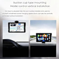 Pikkukuva 5 / 5: Universaali 7 tuuman autoradion multimediasoitin langaton Carplay Android kosketusnäyttö Bluetooth