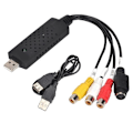 Miniatyrbilde 3 av 5: USB 2.0 Audio Video VHS til DVD PC Konverter Capture Card Adapter for Win 10