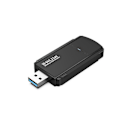 Miniatyrbillede 1 af 5: 5g Usb Wifi Adapter 1300mbps Adapter Gigabit Etet Le 2.4g5ghz 802.11ac Mini Bærbar Wi-fi