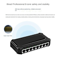 Miniatyrbillede 5 af 5: Txe067-8-port Gigabit Und S Moning -port S EU Stik
