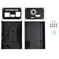 Miniatyrbillede 5 af 5: Case, Indbyggede finner med Ing Fan, til Rising X3-pi-case, Dissipat Sh