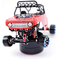 Miniatyrbilde 5 av 5: 2 stk. Metall 15t Hornarm Passer Til Axial Scx24 90081 Axi00002 1/24 Rc Crawler Bil Oppgraderingsdeler