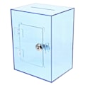 Miniatyrbild 2 av 4: 1 Set Donationsbox med Lås Stor Akryl Spargris Pengabox för Kontantsparande Klar Akryllåda för Sparbössa Dricksbox för Pengautmaningsbox