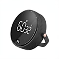 Miniatyrbilde 1 av 5: Roterende nedtellingstimer Klokke Timer Kjøkken Magnetisk Påminnelse Baketimer Stor Skjerm Digital Kjøkkentimer White