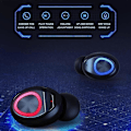 Miniatyrbillede 3 af 5: V10 LED Display Trådløs Bluetooth-kompatibel 5.0 In-Ear Høretelefon Touch Kontrol Headset
