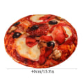 Miniatyrbilde 2 av 5: 3D Simulering Pizza Mat Myk Nap Hjem Sengpute 40cm Barneromsdekorasjon Simulering Matpute Barneleke Gave Ham Bacon Pizza
