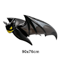 Miniatyrbild 3 av 4: Jätte Uppblåsbar Fladdermus 90cm Halloween Fladdermus Ballong Leksaker Barnleksaker Halloween Heminredning Rekvisita Barn Halloween Dekorationer Favörer Leksaker 1Pcs balloon