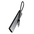 Miniatyrbillede 2 af 5: Type C Dockingstation 1 Træk 4 Multifunktionel Hub Usb3.0 Adapter Til Splitter Kabeladapter
