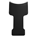 Miniatyrbilde 2 av 5: 3 stk Langt Hår Highlight Seksjoneringsbrett Barber Flat Top Padlebrett Kam For Hårfarging