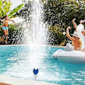 Miniatyrbillede 4 af 5: Pool Blomst Vandfald Fontæne Justerbar Udendørs Overjordisk Nedgravet Swimmingpool Sprinkler Spray Enhed Pool Tilbehør iang