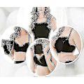 Miniatyrbilde 5 av 5: Hemmelig utringningsdekke for kvinner 3 stk, blonde camisole innlegg