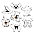 Miniatyrbillede 2 af 5: Halloween Kiksform Rustfrit Stål Bageforme Til Kartofler Kage Bageforme Til Konditori Bageværktøj Til Halloween Mad A